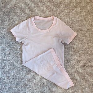 Lululemon Athletica Pink Swiftly tech waist length